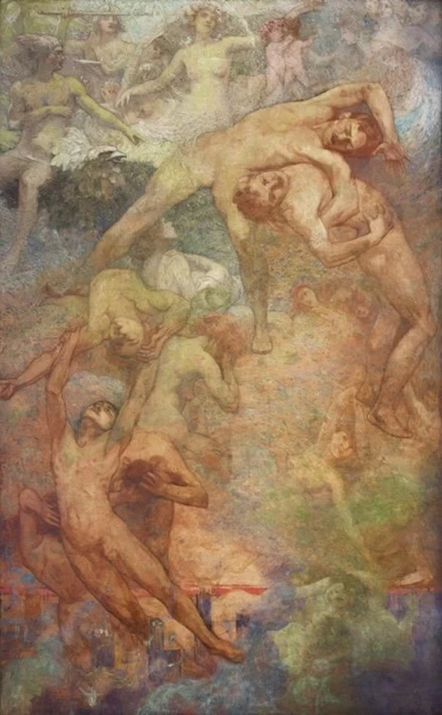 Progresso - Pannello della Biblioteca Nazionale del Brasile